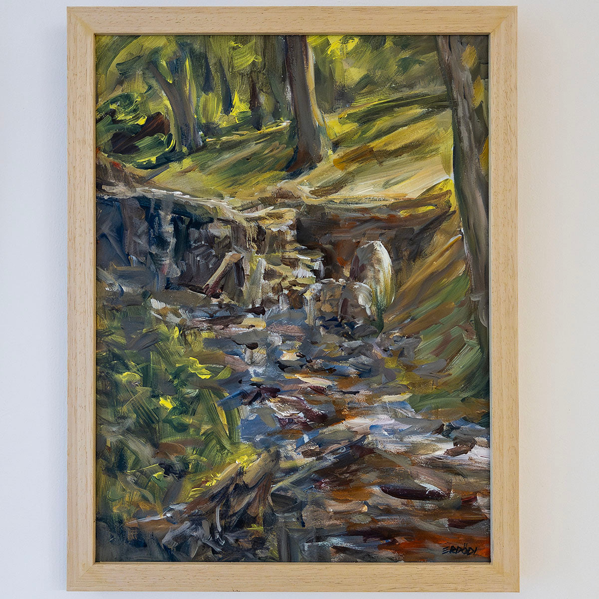 Visegrad waterfall Plein Air